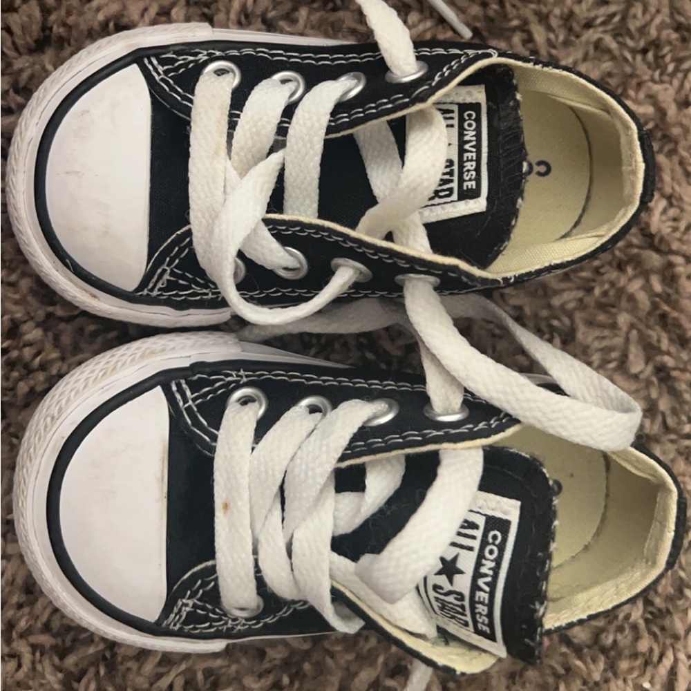 Converse Kids Shoes - Black and White
